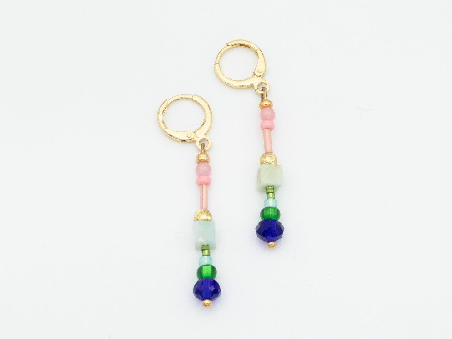 Aqua Bloom Earrings