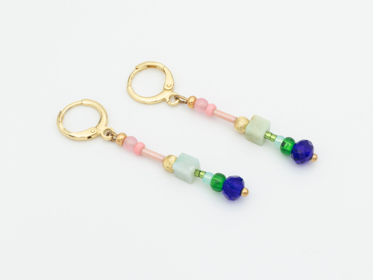 Aqua Bloom Earrings